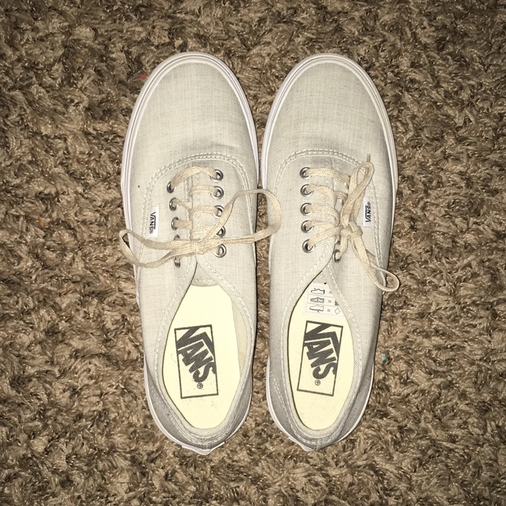 Cream women’s vans